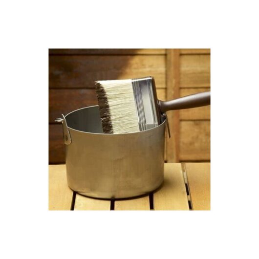 Marco Paul - Flat Masonry Paint Brush Garden Wall Fence Shed Wide Paint Brush - Brown