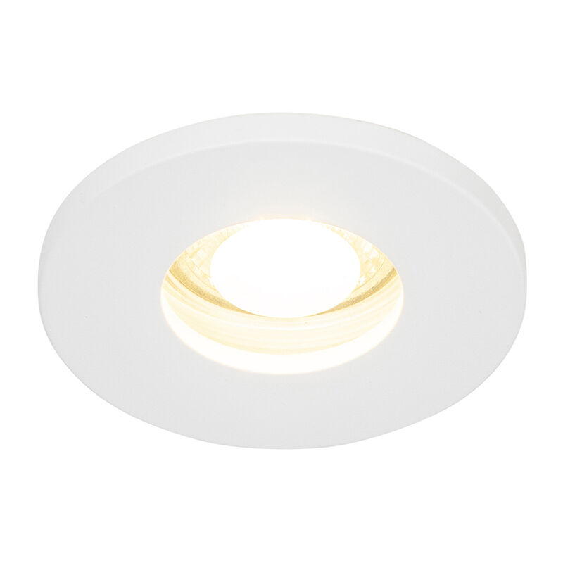 Qazqa - Smart Bathroom Recessed Spotlight White Incl. Wifi GU10 - Shed