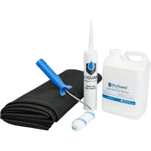 Skyguard Shed Roof Kit - EPDM Rubber Roofing Kit for Sheds & Outbuildings (2.1m x 1.6m)