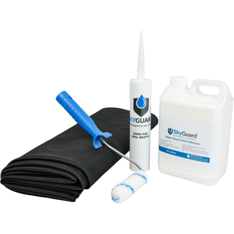 Skyguard Shed Roof Kit - EPDM Rubber Roofing Kit for Sheds & Outbuildings (3.5m x 3.1m)