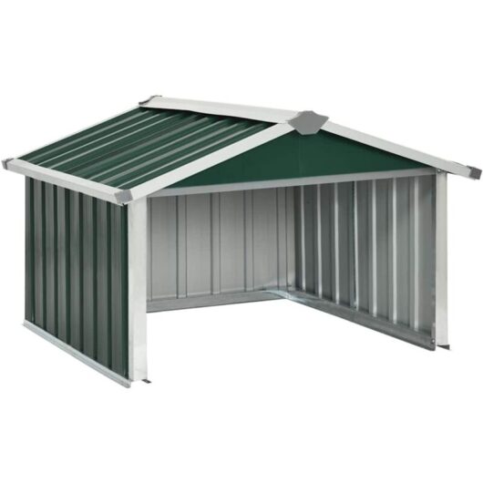 Vidaxl - Garden Robot Lawnmower Shed 92x97x63 cm Galvanised Steel Green