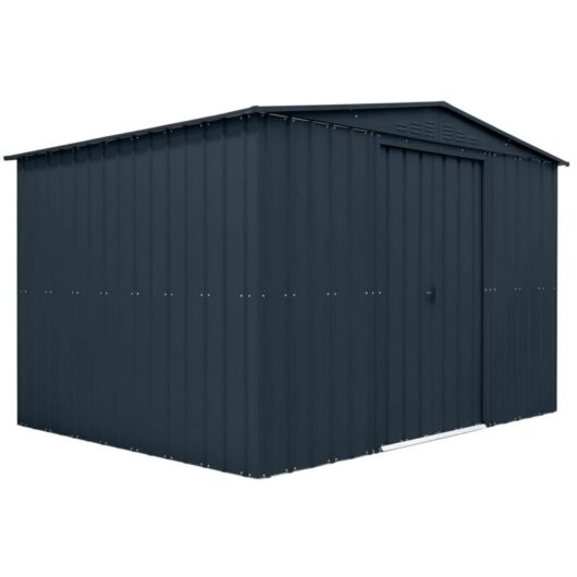 10 x 8 Feet Globel Apex - Steel/Metal - L248 x W308 x H203 cm - Grey