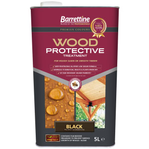 Barrettine Wood Protective Treatment - Black - 5L
