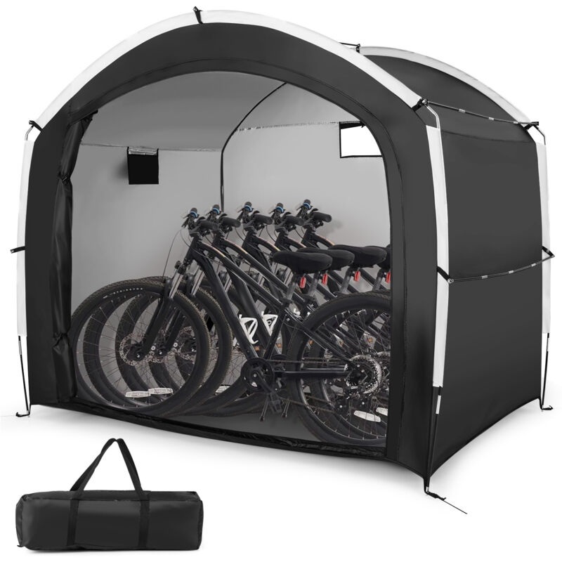 COSTWAY Bike Storage Shed Tent Portable Bicycle Cover Shelter 220 x 150 x 190 cm