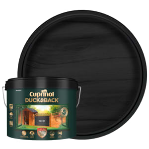 Cuprinol 5 Year Ducksback Matt Shed & Fence Treatment - Black - 9L