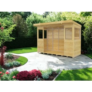 DIY Sheds Timber BBQ/Outdoor Kitchen 10 x 4ft