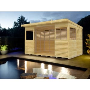 DIY Sheds Timber BBQ/Outdoor Kitchen 12 x 8ft