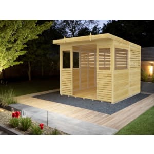 DIY Sheds Timber BBQ/Outdoor Kitchen 8 x 8ft