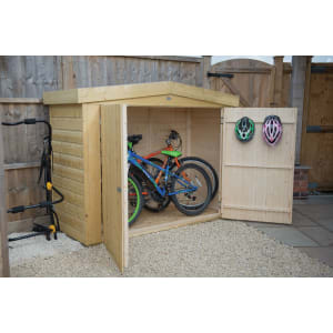 Forest Garden Large Shiplap Apex Outdoor Store - 6 x 3ft