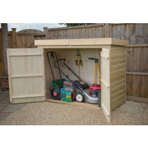 Forest Garden Large Shiplap Pent Outdoor Store - 6 x 3ft