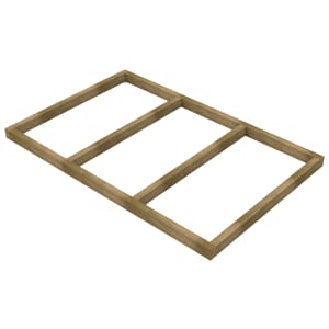 Forest Garden Shed Base for Overlap & Shiplap Sheds with Assembly - 6 x 4ft