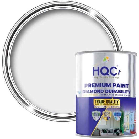 HQC Shed & Fence Paint - Best Weatherproof Wood Protection - Light Grey - 2.5L