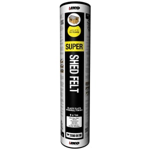 IKO Black Super Shed Felt - 8 x 1m