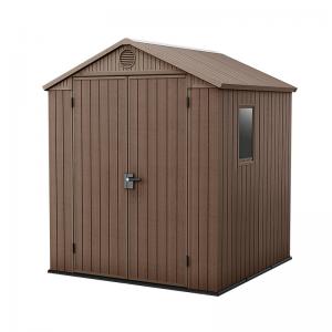 Keter Darwin Shed 6x6ft Wood Brown KET252003 TBK63405