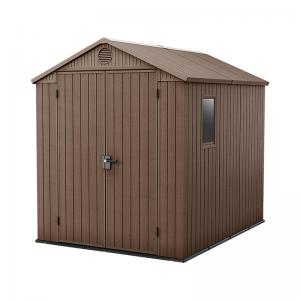 Keter Darwin Shed 6x8ft Wood Brown KET252004 TBK63407