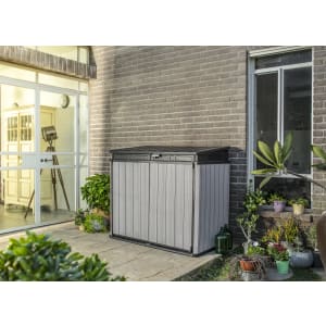 Keter Elite Store Grey Outdoor Garden Storage Shed - 1150L