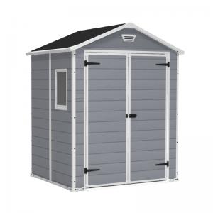 Keter Manor Shed 6x5ft Grey KET230255 TBK66039