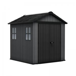 Keter Newton Plus Shed 7.5x7ft Grey KET260263 TBK85078