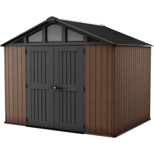 Keter Stronghold 10x8 Shed - Brown