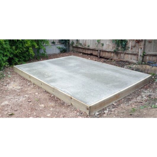 Marlborough - installed - 6ft x 4ft (1.83m x 1.22m) Concrete Base / Pad / Shed Base / Workshop Base / Building Base