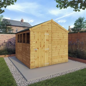 Mercia 10 x 8ft Shiplap Apex Shed with Assembly