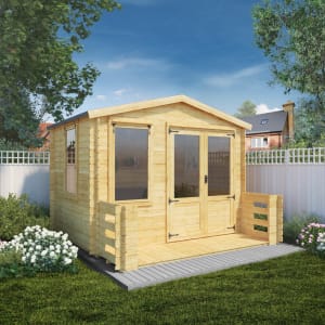 Mercia 19mm Log Thickness Log Cabin - 3.3 x 3.4m