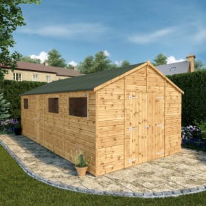 Mercia 20 x 10ft Premium Shiplap Apex Workshop Shed with Assembly