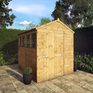 Mercia 8 x 6ft Shiplap Apex Shed with Assembly