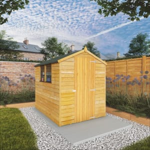Mercia Overlap Apex Timber Shed - 7 x 5ft