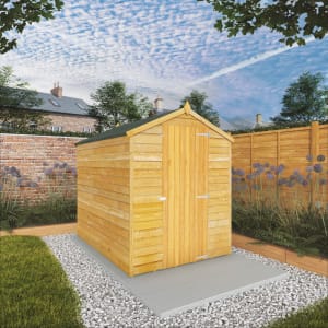 Mercia Windowless Overlap Apex Shed - 7 x 5ft
