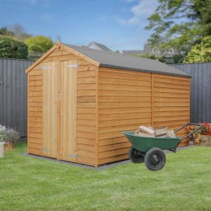 Mercia Windowless Overlap Apex Shed with Assembly - 10 x 6ft