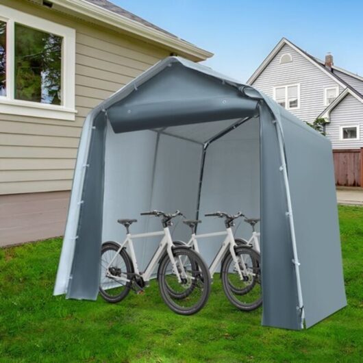 Outdoor Portable Garage Tent Storage Tent Waterproof Equipment Tent 2.42.42.4m