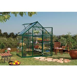 Palram Canopia Harmony Aluminium Apex Greenhouse with Polycarbonate Panels - 6 x 4ft