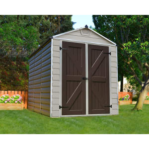Palram Canopia Skylight Plastic Apex Shed - 6 x 8ft