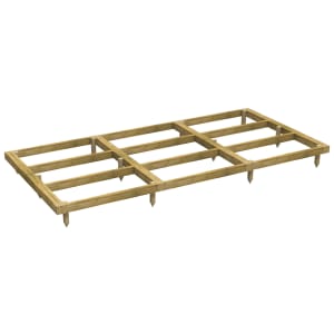Powersheds Pressure Treated Garden Building Base Kit - 12 x 6ft