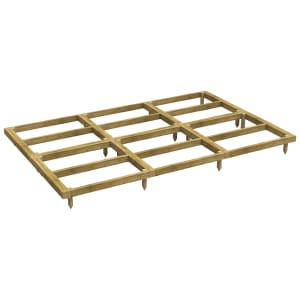 Powersheds Pressure Treated Garden Building Base Kit - 12 x 8ft