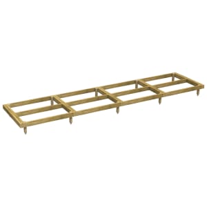 Powersheds Pressure Treated Garden Building Base Kit - 16 x 4ft