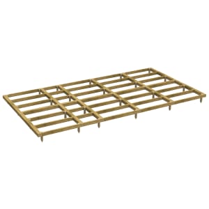 Powersheds Pressure Treated Garden Building Base Kit - 18 x 10ft