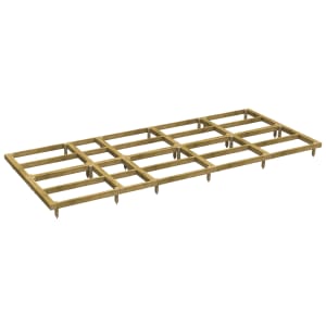 Powersheds Pressure Treated Garden Building Base Kit - 18 x 8ft