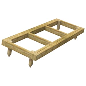 Powersheds Pressure Treated Garden Building Base Kit - 2 x 6ft