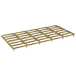 Powersheds Pressure Treated Garden Building Base Kit - 20 x 10ft