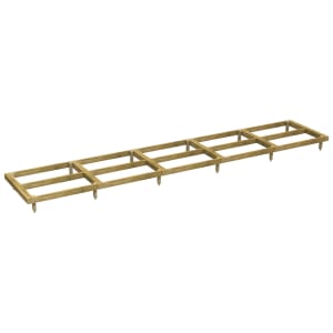 Powersheds Pressure Treated Garden Building Base Kit - 20 x 4ft