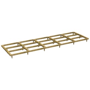 Powersheds Pressure Treated Garden Building Base Kit - 20 x 6ft