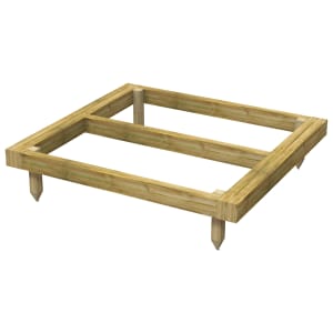 Powersheds Pressure Treated Garden Building Base Kit - 4 x 4ft