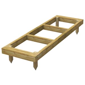 Powersheds Pressure Treated Garden Building Base Kit - 6 x 2ft