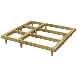 Powersheds Pressure Treated Garden Building Base Kit - 6 x 6ft