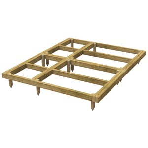 Powersheds Pressure Treated Garden Building Base Kit - 6 x 8ft