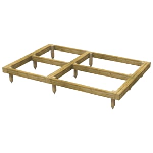 Powersheds Pressure Treated Garden Building Base Kit - 7 x 5ft