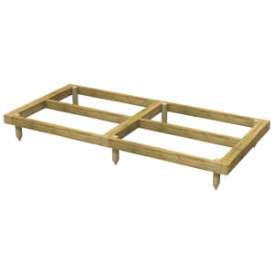 Powersheds Pressure Treated Garden Building Base Kit - 8 x 4ft