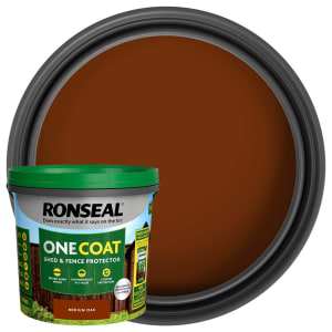 Ronseal One Coat Shed & Fence Protector - Medium Oak - 5L